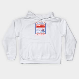 1933 Evanston Illinois Kids Hoodie